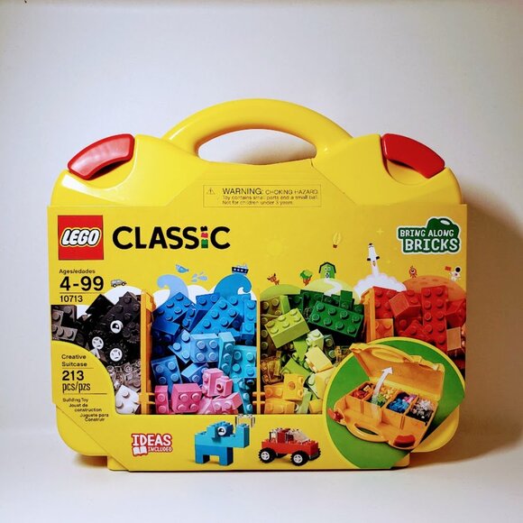 NEW LEGO Classic Creative Suitcase 10713 NEW Take Along Case 213 pieces Blocks b - Picture 1 of 9